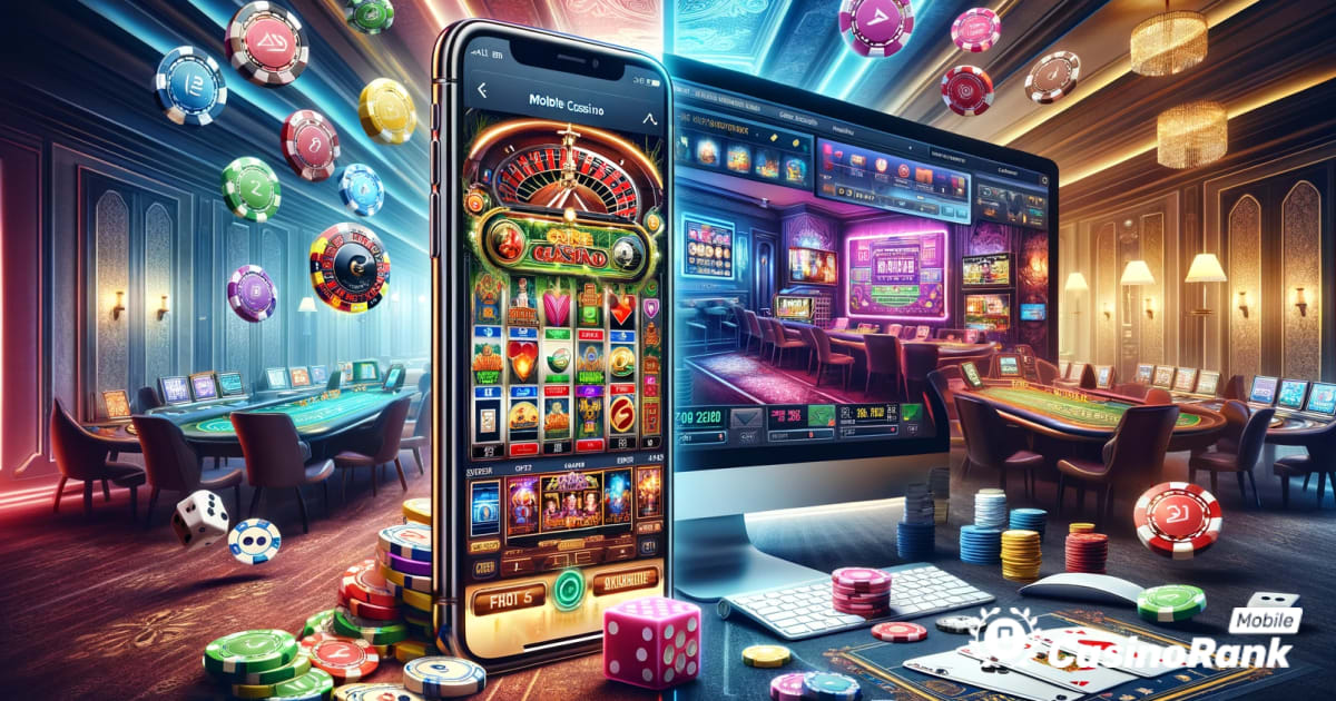 Мобилна казина против онлајн казина: Детаљно поређење